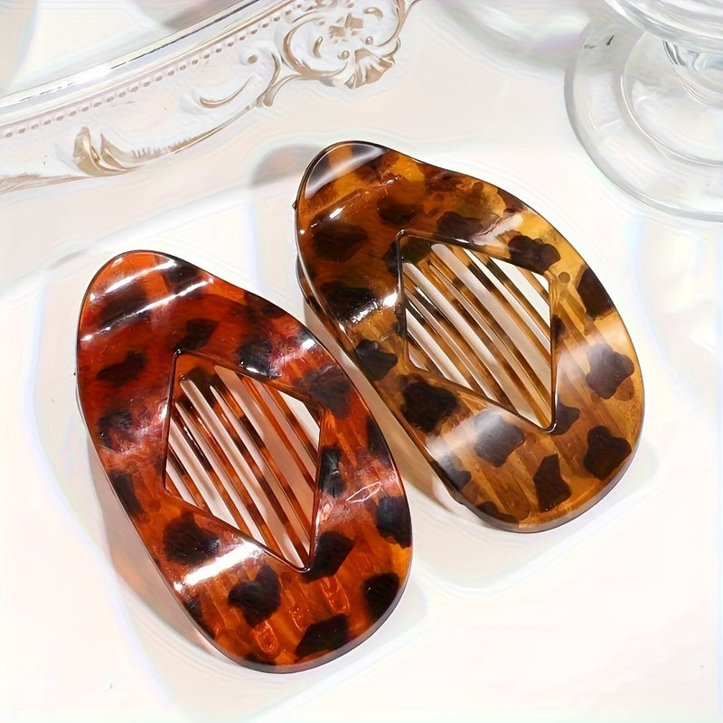 2D Flat, 2D Flat - 6pcs Set of Matte Large Duckbill Hair Clips for Women, Strong Hold Non-Slip Hair Claws, Perfect for Thick Hair, Vibrant Colors Gift, 2D Flat