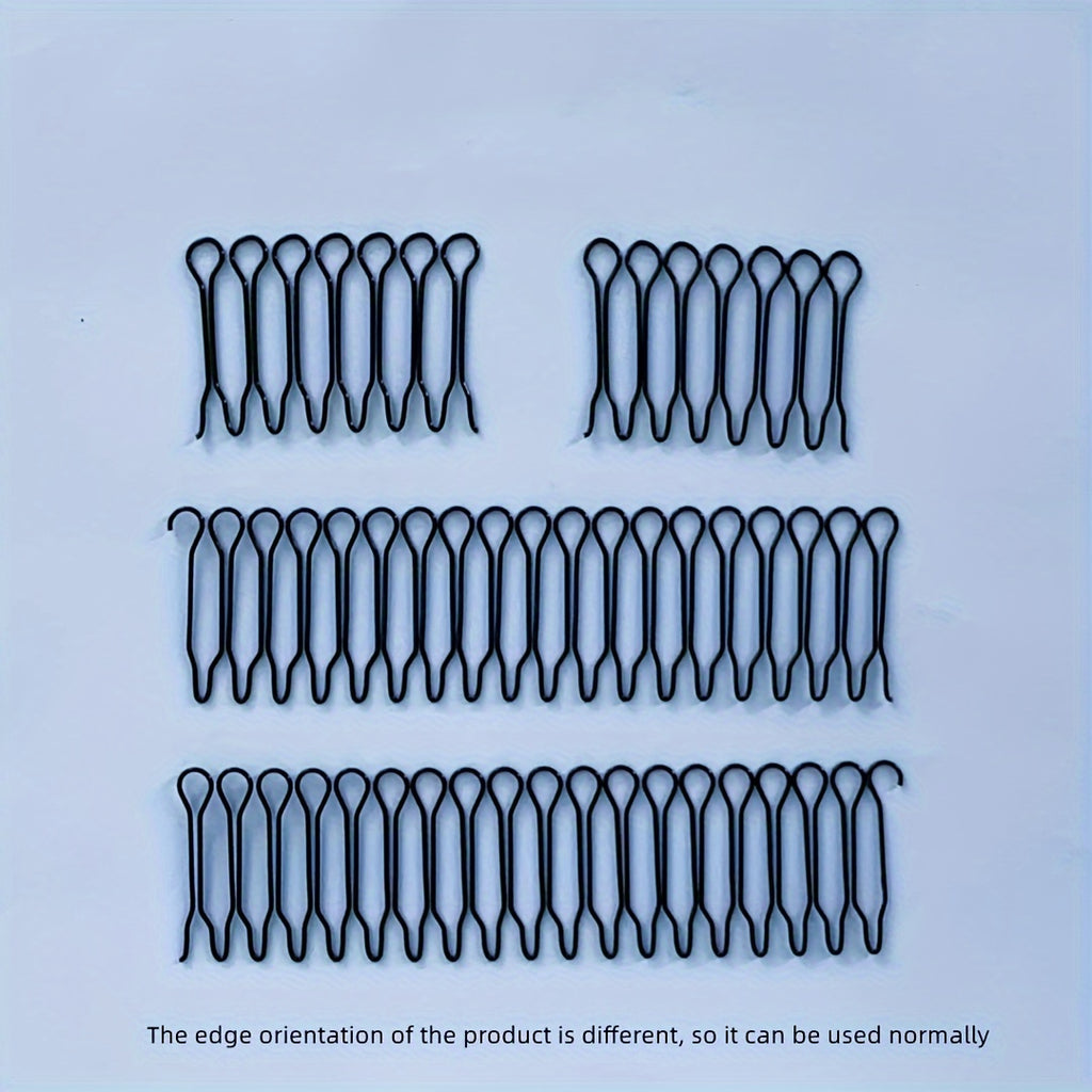 1/2/3/4/5pcs U Shape Hair Pins, Invisible Hair Finishing Fixer Combs, Mini Bangs Holder Styling Tool Hair Accessories