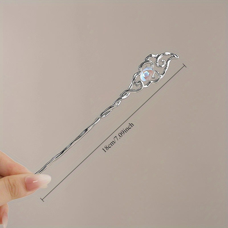 8pcs - Hairpin for Women with Ancient Style and High-end Feeling, Elegant Hairpins Suitable for Parties and Daily Wear