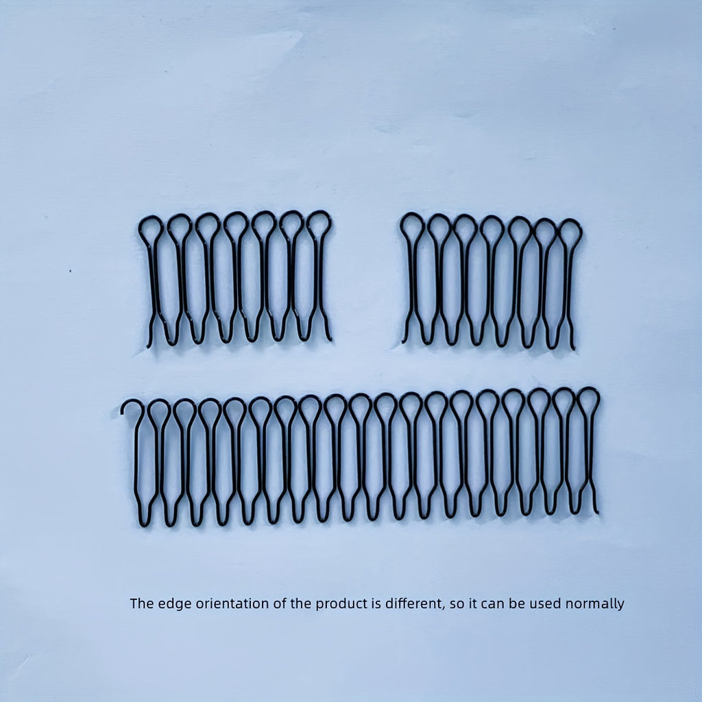 1/2/3/4/5pcs U Shape Hair Pins, Invisible Hair Finishing Fixer Combs, Mini Bangs Holder Styling Tool Hair Accessories